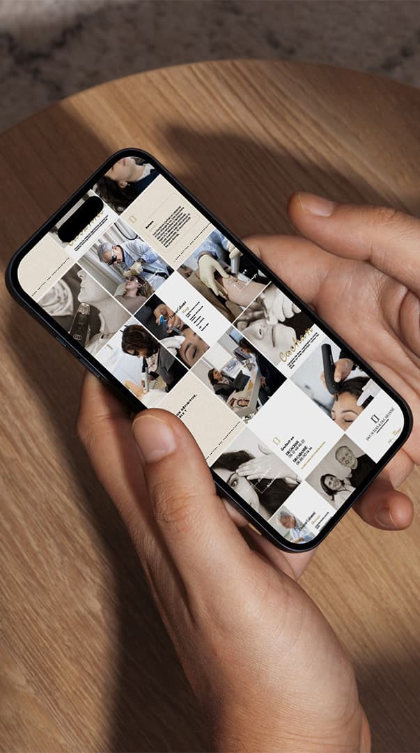 Bordeaux France aesthetic clinic physician Instagram social media digital communication
